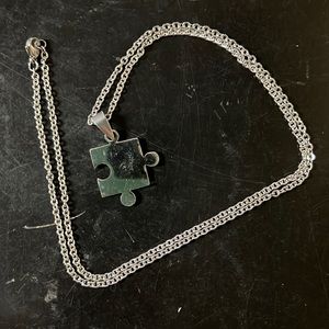 Puzzle piece necklace